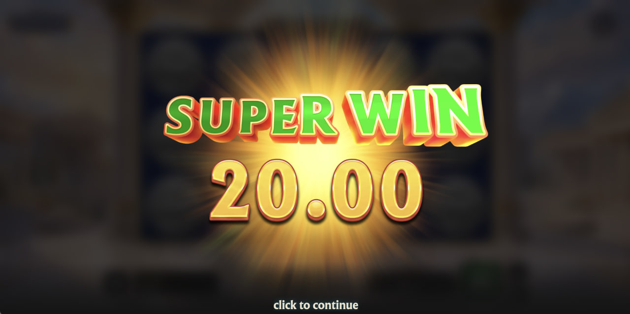 Grafika Super Win w Zeus Flip z kolumnami greckiej świątyni