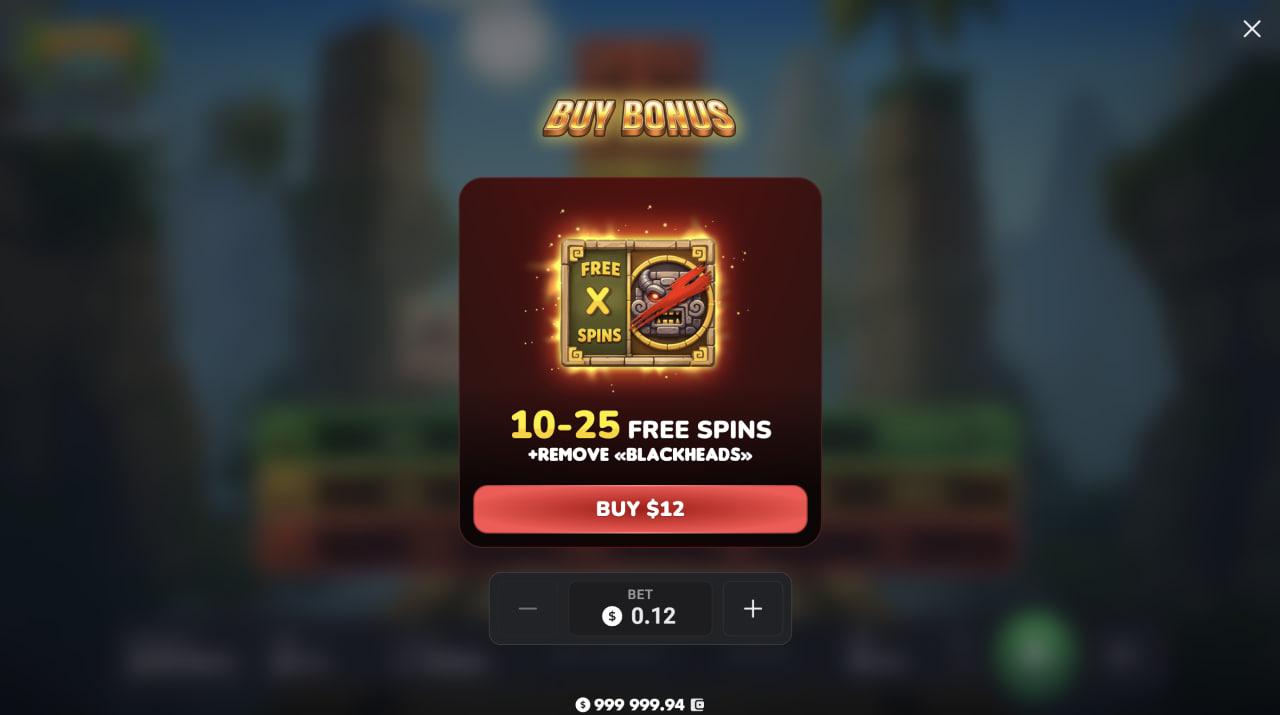 Bonus Buy w Aztec Totem – karta z 10 do 25 Free Spins